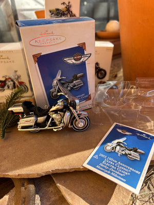 Hallmark Keepsake Harley Davidson 2003 100th Anniversary Ultra Classic Electra Glide New in Box