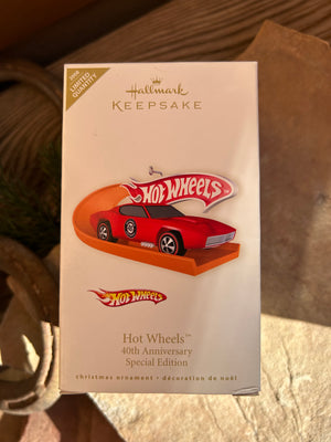 Hallmark Keepsake 2008 40th Anniversary Hot-wheels Ornament New in Box